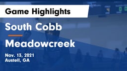 South Cobb  vs Meadowcreek Game Highlights - Nov. 13, 2021