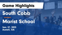 South Cobb  vs Marist School Game Highlights - Jan. 27, 2023