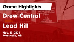 Drew Central  vs Lead Hill Game Highlights - Nov. 23, 2021