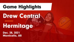 Drew Central  vs Hermitage   Game Highlights - Dec. 28, 2021