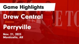 Drew Central  vs Perryville  Game Highlights - Nov. 21, 2023
