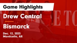 Drew Central  vs Bismarck  Game Highlights - Dec. 12, 2023