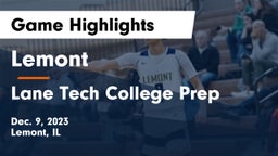 Lemont  vs Lane Tech College Prep Game Highlights - Dec. 9, 2023