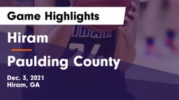 Hiram  vs Paulding County  Game Highlights - Dec. 3, 2021