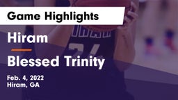 Hiram  vs Blessed Trinity Game Highlights - Feb. 4, 2022