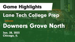 Lane Tech College Prep vs Downers Grove North  Game Highlights - Jan. 28, 2023