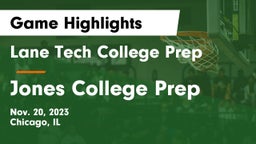 Lane Tech College Prep vs Jones College Prep Game Highlights - Nov. 20, 2023