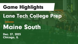 Lane Tech College Prep vs Maine South  Game Highlights - Dec. 27, 2023