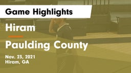 Hiram  vs Paulding County  Game Highlights - Nov. 23, 2021