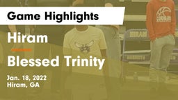 Hiram  vs Blessed Trinity  Game Highlights - Jan. 18, 2022