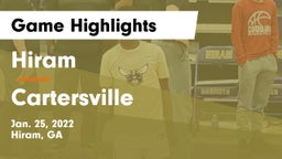 Hiram  vs Cartersville  Game Highlights - Jan. 25, 2022