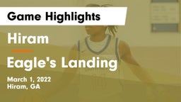Hiram  vs Eagle's Landing  Game Highlights - March 1, 2022
