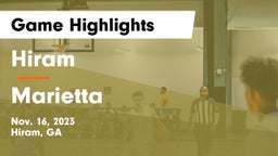 Hiram  vs Marietta  Game Highlights - Nov. 16, 2023