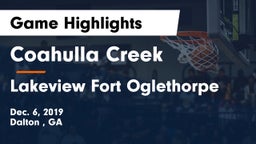 Coahulla Creek  vs Lakeview Fort Oglethorpe  Game Highlights - Dec. 6, 2019