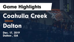 Coahulla Creek  vs Dalton  Game Highlights - Dec. 17, 2019