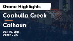 Coahulla Creek  vs Calhoun Game Highlights - Dec. 28, 2019