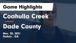 Coahulla Creek  vs Dade County  Game Highlights - Nov. 20, 2021