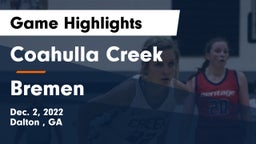 Coahulla Creek  vs Bremen  Game Highlights - Dec. 2, 2022