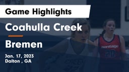 Coahulla Creek  vs Bremen  Game Highlights - Jan. 17, 2023