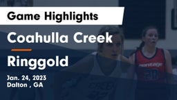 Coahulla Creek  vs Ringgold  Game Highlights - Jan. 24, 2023