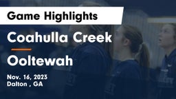 Coahulla Creek  vs Ooltewah  Game Highlights - Nov. 16, 2023