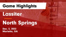 Lassiter  vs North Springs  Game Highlights - Dec. 3, 2022