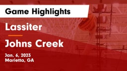 Lassiter  vs Johns Creek  Game Highlights - Jan. 6, 2023