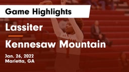 Lassiter  vs Kennesaw Mountain  Game Highlights - Jan. 26, 2022