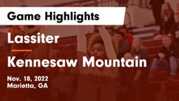 Lassiter  vs Kennesaw Mountain  Game Highlights - Nov. 18, 2022
