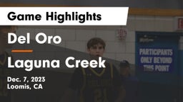 Del Oro  vs Laguna Creek  Game Highlights - Dec. 7, 2023