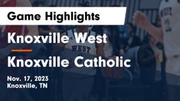 Knoxville West  vs Knoxville Catholic  Game Highlights - Nov. 17, 2023