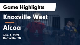 Knoxville West  vs Alcoa  Game Highlights - Jan. 4, 2024