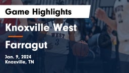 Knoxville West  vs Farragut  Game Highlights - Jan. 9, 2024