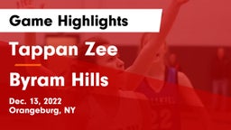 Tappan Zee  vs Byram Hills  Game Highlights - Dec. 13, 2022