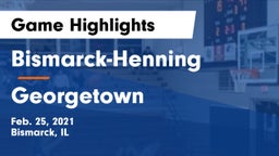 Bismarck-Henning  vs Georgetown  Game Highlights - Feb. 25, 2021