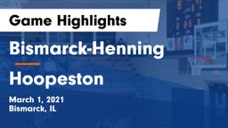 Bismarck-Henning  vs Hoopeston Game Highlights - March 1, 2021