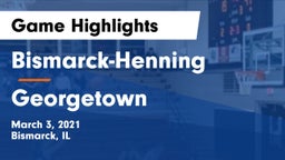 Bismarck-Henning  vs Georgetown Game Highlights - March 3, 2021