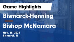 Bismarck-Henning  vs Bishop McNamara  Game Highlights - Nov. 18, 2021