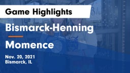 Bismarck-Henning  vs Momence Game Highlights - Nov. 20, 2021