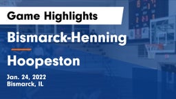 Bismarck-Henning  vs Hoopeston Game Highlights - Jan. 24, 2022