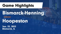 Bismarck-Henning  vs Hoopeston Game Highlights - Jan. 23, 2023