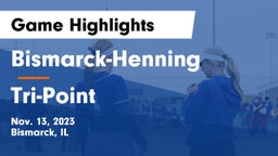 Bismarck-Henning  vs Tri-Point  Game Highlights - Nov. 13, 2023