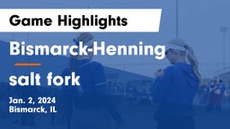 Bismarck-Henning  vs salt fork Game Highlights - Jan. 2, 2024