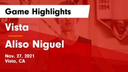 Vista  vs Aliso Niguel  Game Highlights - Nov. 27, 2021