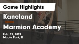 Kaneland  vs Marmion Academy  Game Highlights - Feb. 25, 2023