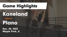 Kaneland  vs Plano  Game Highlights - Dec. 30, 2023