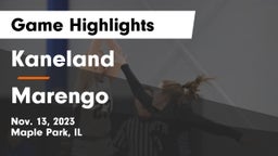 Kaneland  vs Marengo  Game Highlights - Nov. 13, 2023
