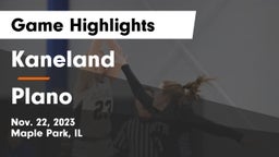 Kaneland  vs Plano  Game Highlights - Nov. 22, 2023