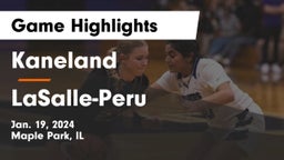 Kaneland  vs LaSalle-Peru  Game Highlights - Jan. 19, 2024