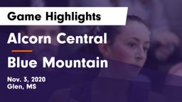 Alcorn Central  vs Blue Mountain Game Highlights - Nov. 3, 2020